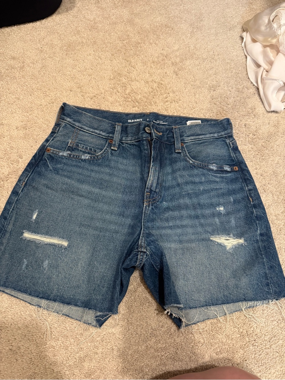 Old Navy High-Rise Slouchy Straight Jeans - Denim Blue